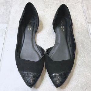 Aldo black flats